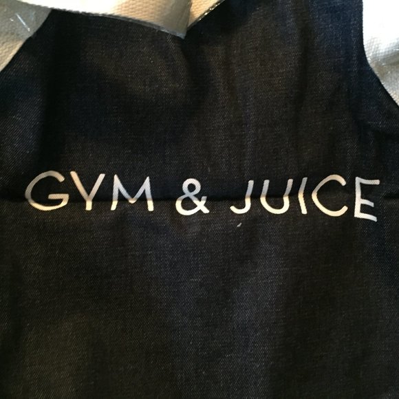 Gym & Juice Denim Gym Bag - Picture 2 of 3